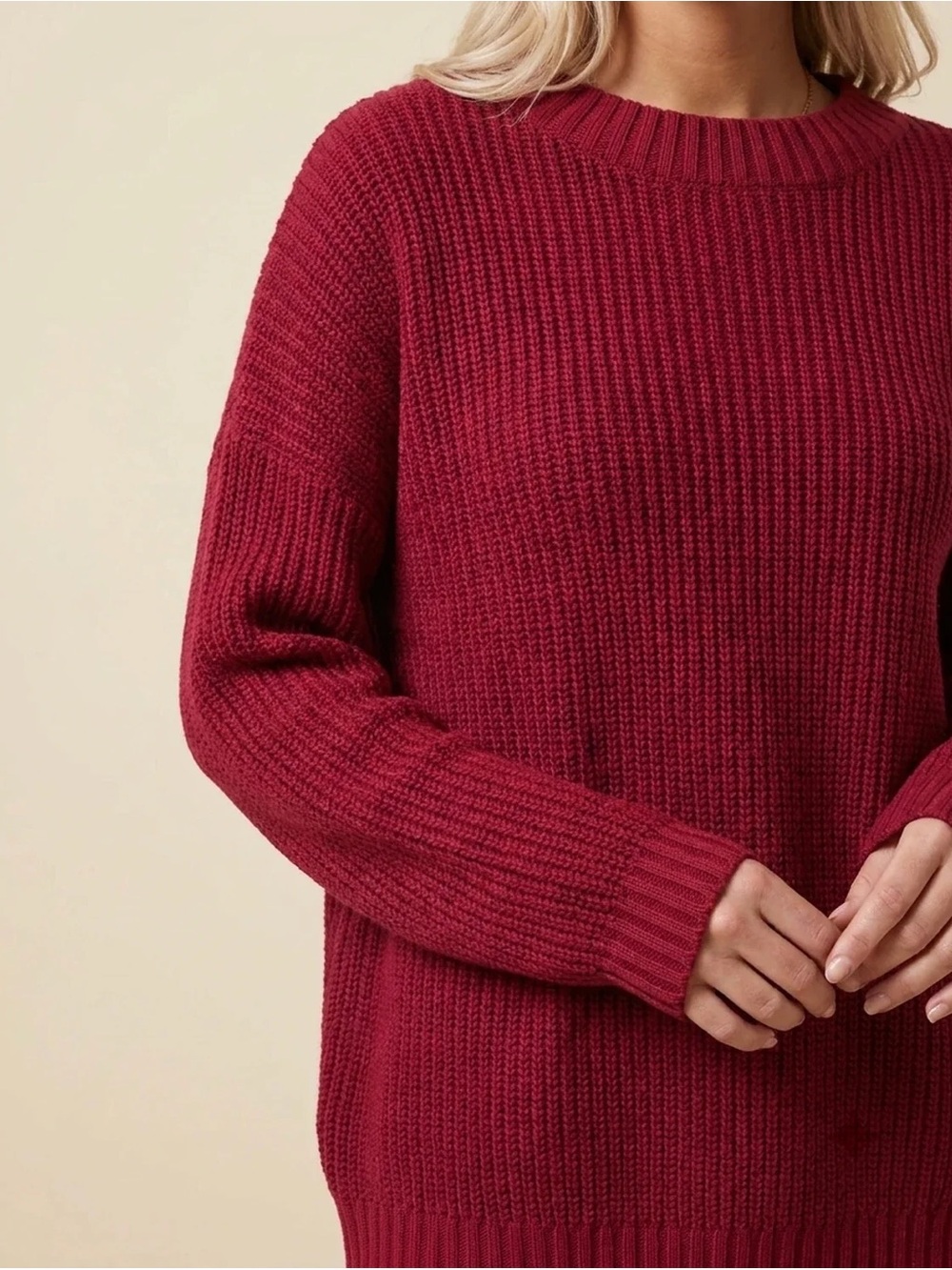 NWT! LuLaRoe Mariah Soft Knit Pullover Sweater Raspberry Fuchsia Size Large NEW!